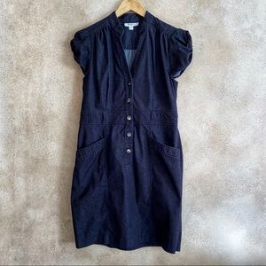 Jean Dress With Knot Sleeves